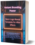 Neon Logo Reveal After Effects Template – Glowing Logo Intro Animation | AE Opener for YouTube, Promo & Branding