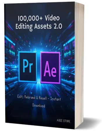 Over 100,000 Video Editing Assets Bundle 2.0 – Premiere Pro, After Effects, LUTs, SFX + Master Resell Rights